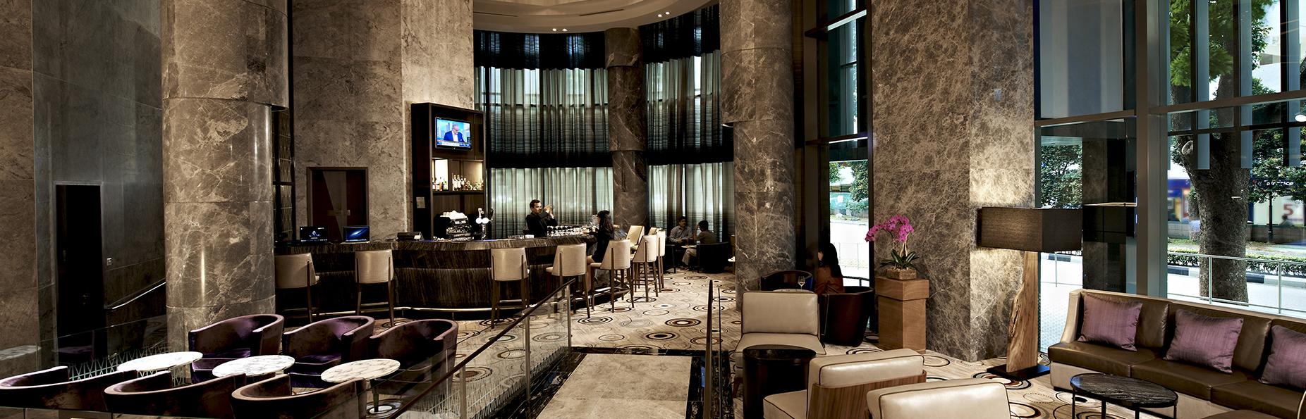hotel lounge and bar