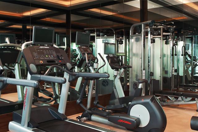 gym with state-of-the-art equipment
