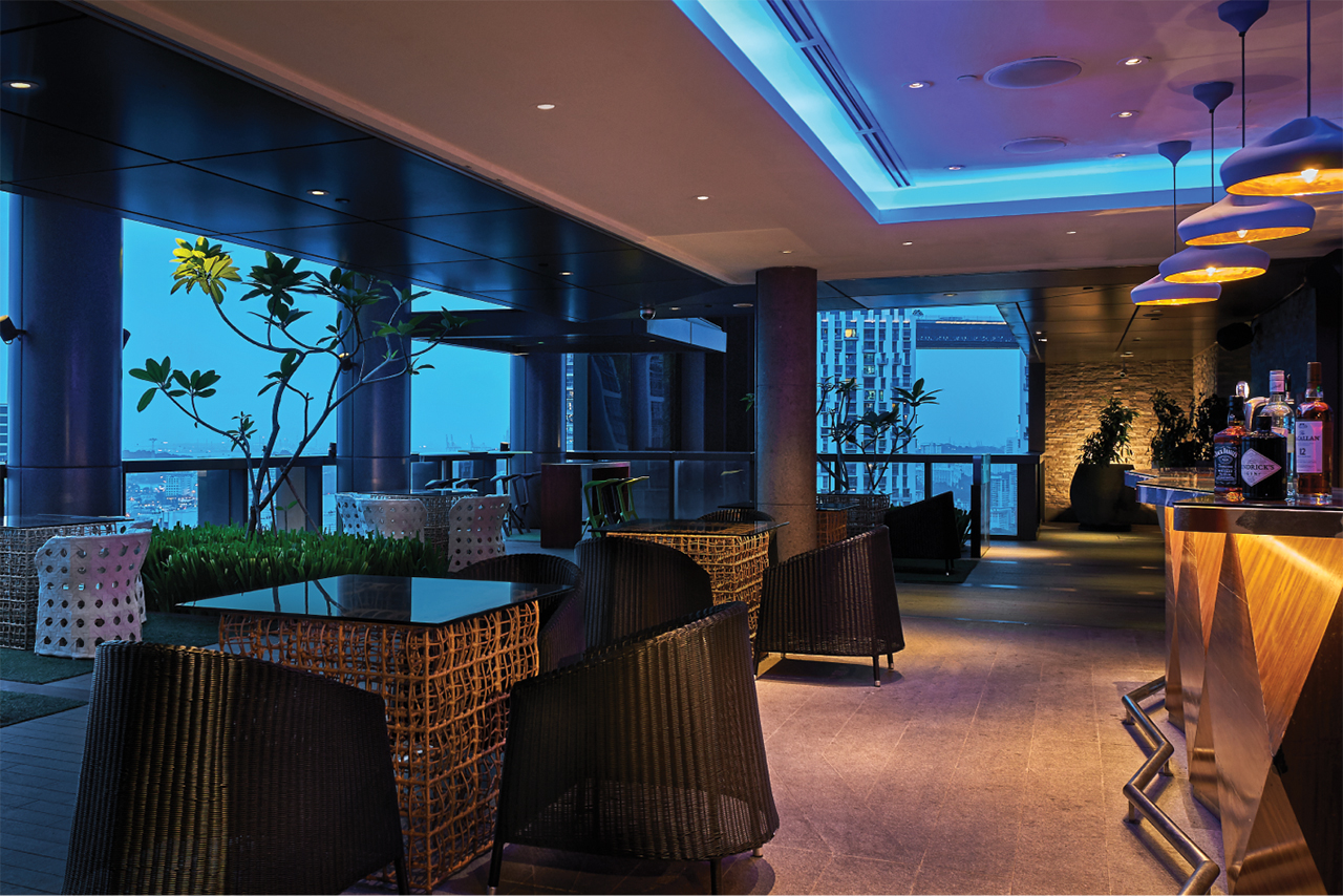 rooftop bar