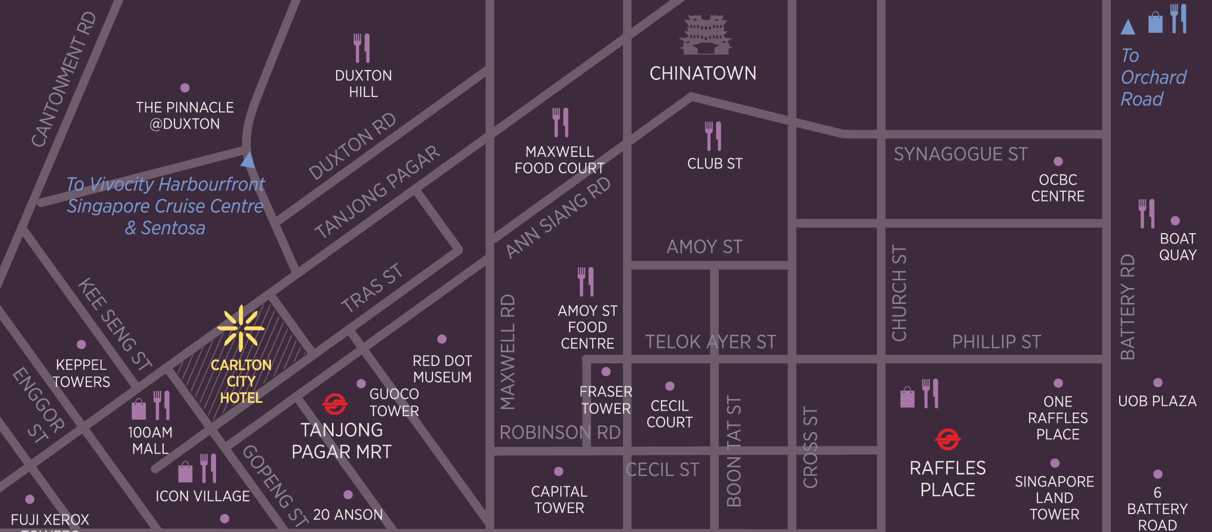 Hotel map